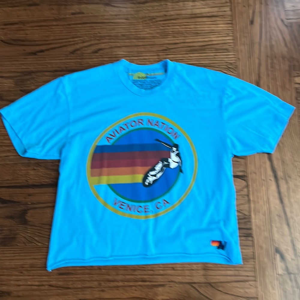 Aviator Nation Cropped t shirt